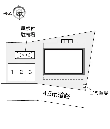 ★手数料０円★秦野市鶴巻南４丁目　月極駐車場（LP）